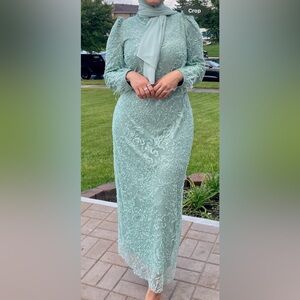 SOLD long sleeve gown